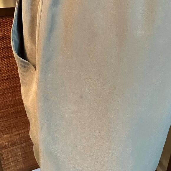 Babaton Corbett Silk Romper Olive Green POCKETS size Small - Picture 8 of 12